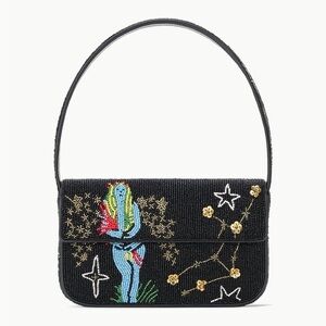 STAUD ZODIAC BEADED TOMMY BAG VIRGO